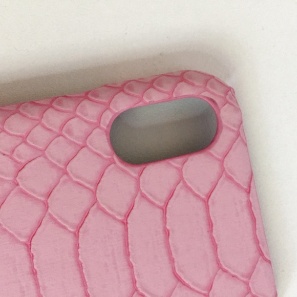Pink Snake Pattern iPhone X case - Picture 4 of 7